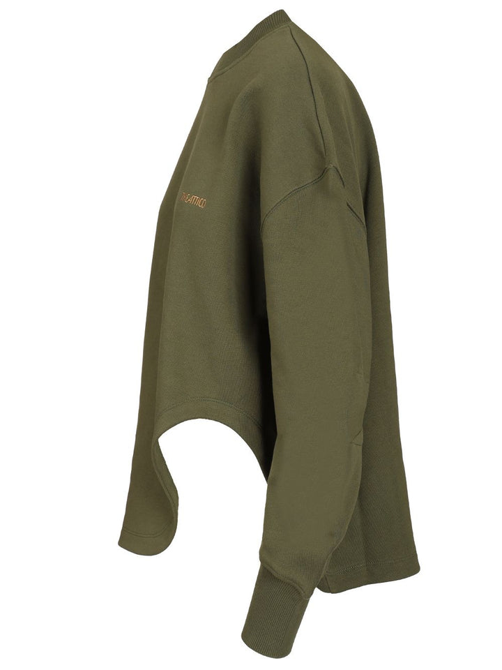 The Attico Sweatshirt With Embroidered Logo Sweatshirts - Green | d2f1f1dd4776d200d60ddbcb1502125ab68ebb9c