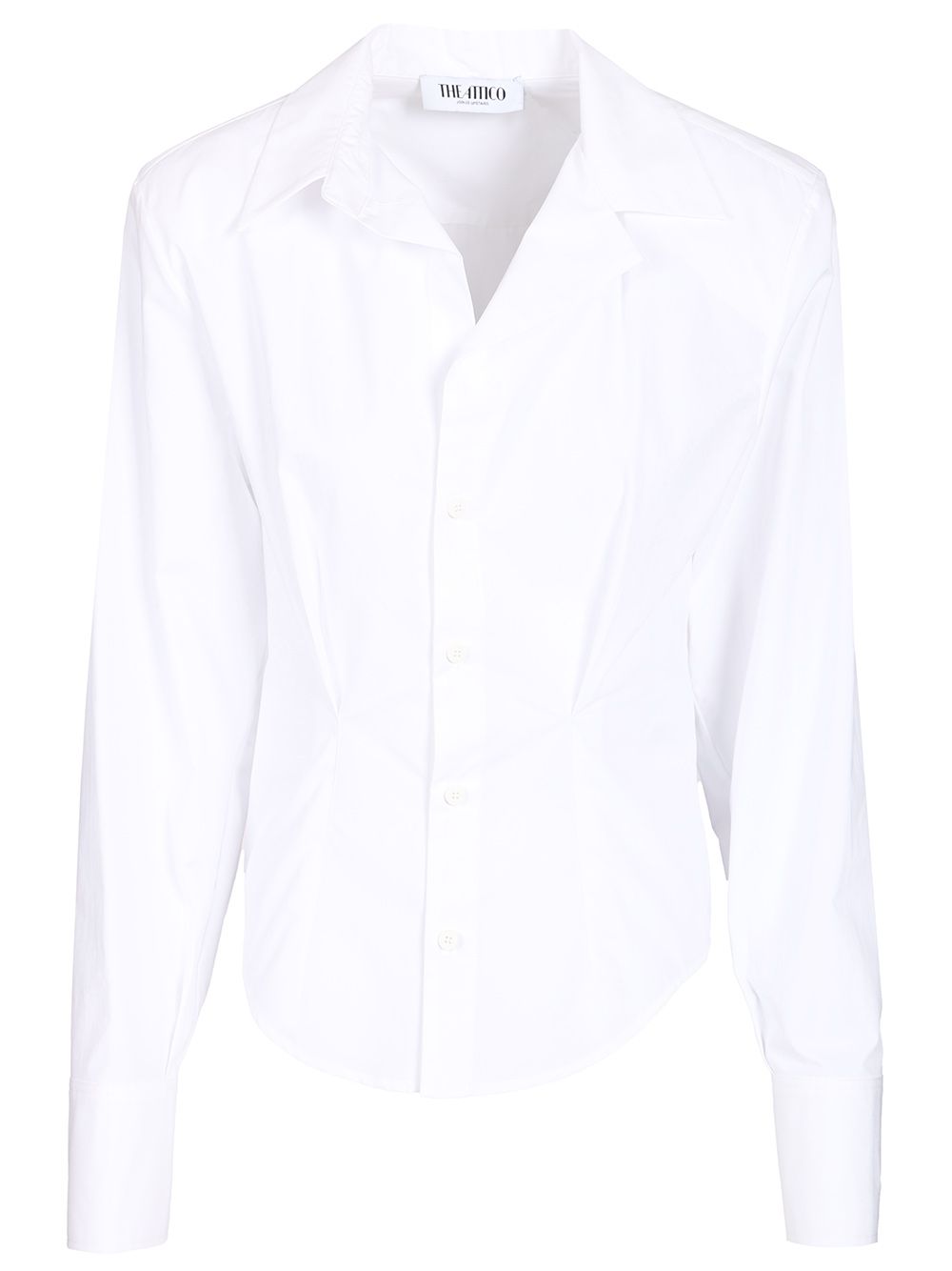 The Attico Shirt Cotton Popeline Shirts - White | dac935e7ac4b3b224d229163e37c54defe073e26