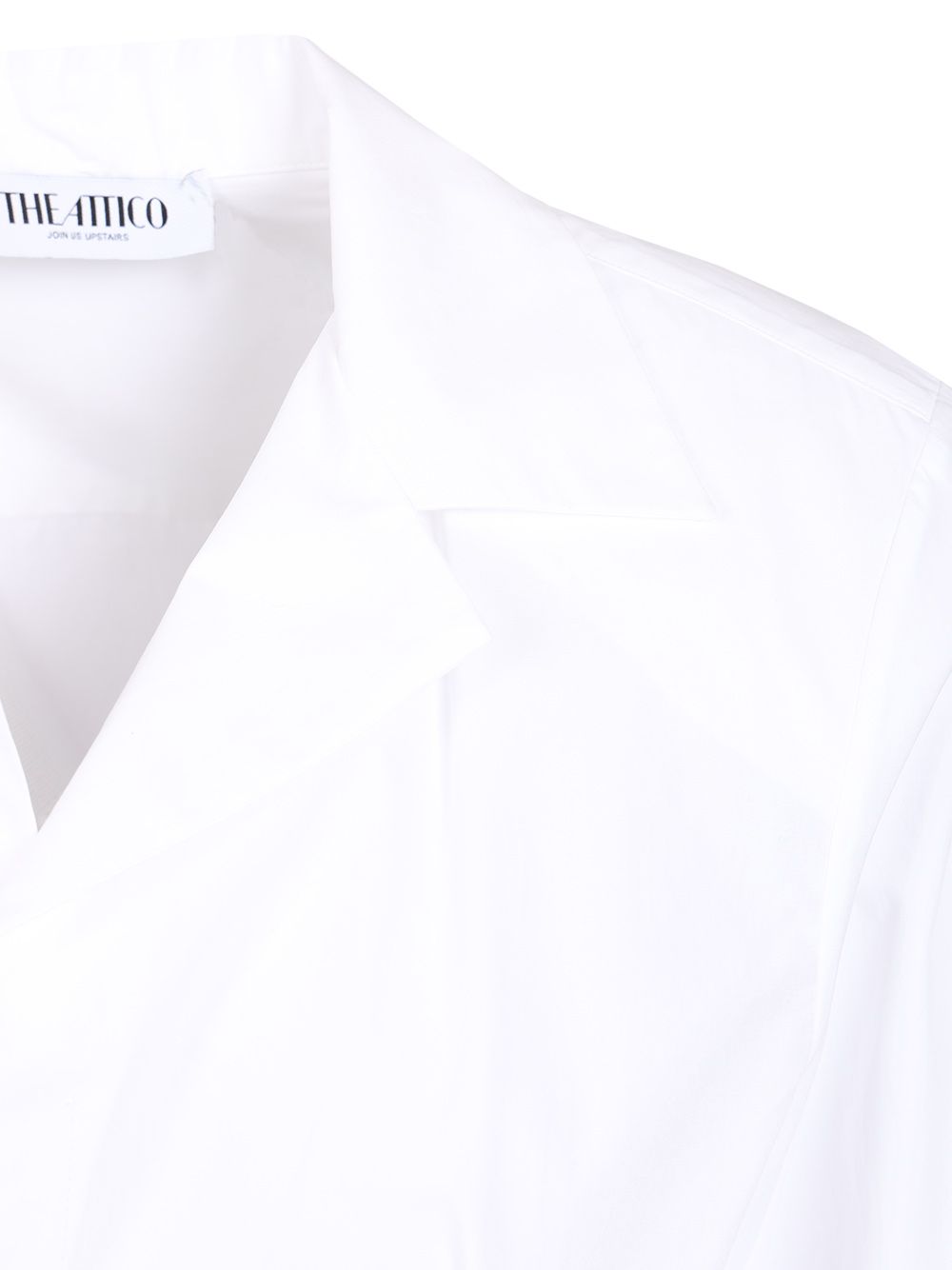 The Attico Shirt Cotton Popeline Shirts - White | 0ed2ec7d242b5b033313f322669a0496fcf9d7af