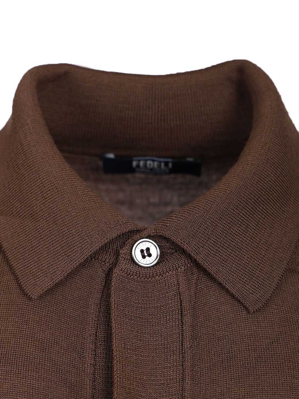 Fedeli Knitted Shirt Knitwear - Brown | d1a829e80da57a7c28be53c79194309a7f901404