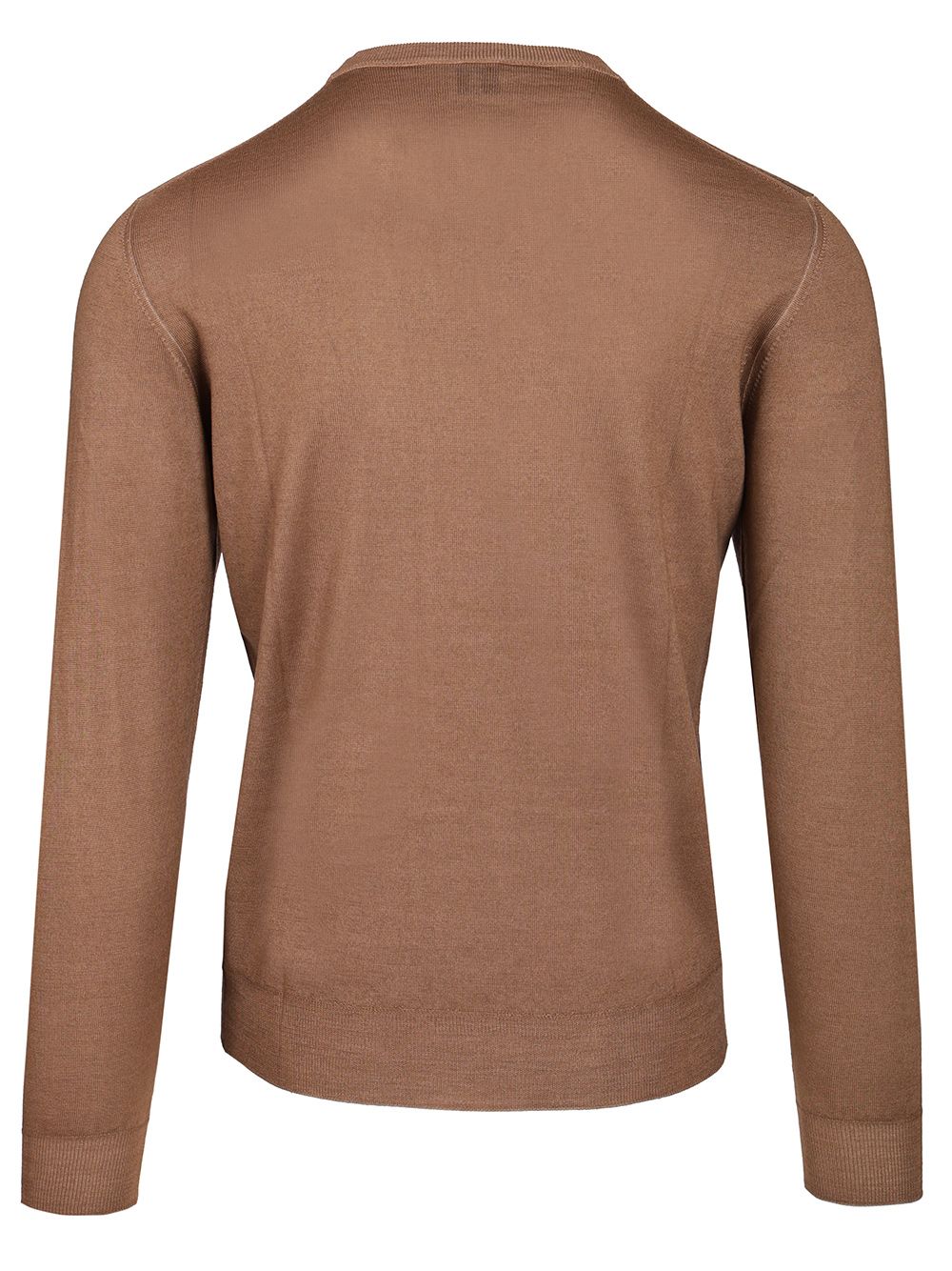 Fedeli Crew Neck Sweater Knitwear - Brown | 6ddf1859b93bdee24485025569879dec1a222dac