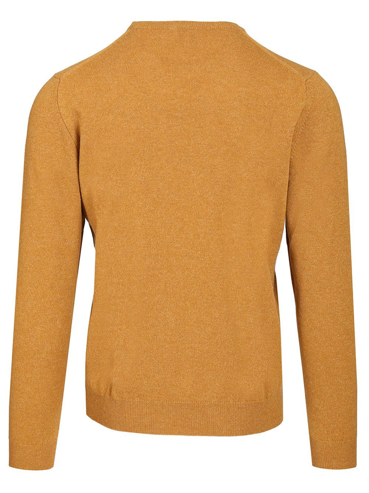 Fedeli Crew Neck Sweater Knitwear - Yellow | 961365588bddf4662c6e7e5f8a59dfb2681225f3