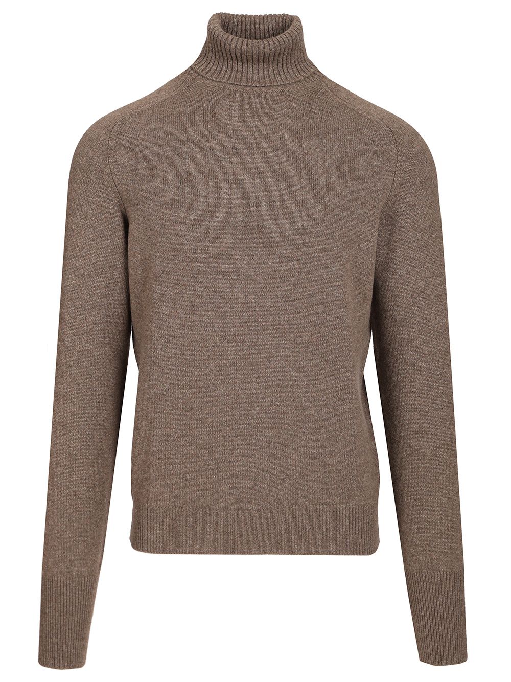 Fedeli High Neck Sweater Knitwear - Brown | 495c2a1f6fa80a2901e634b841d5056abf6857a3