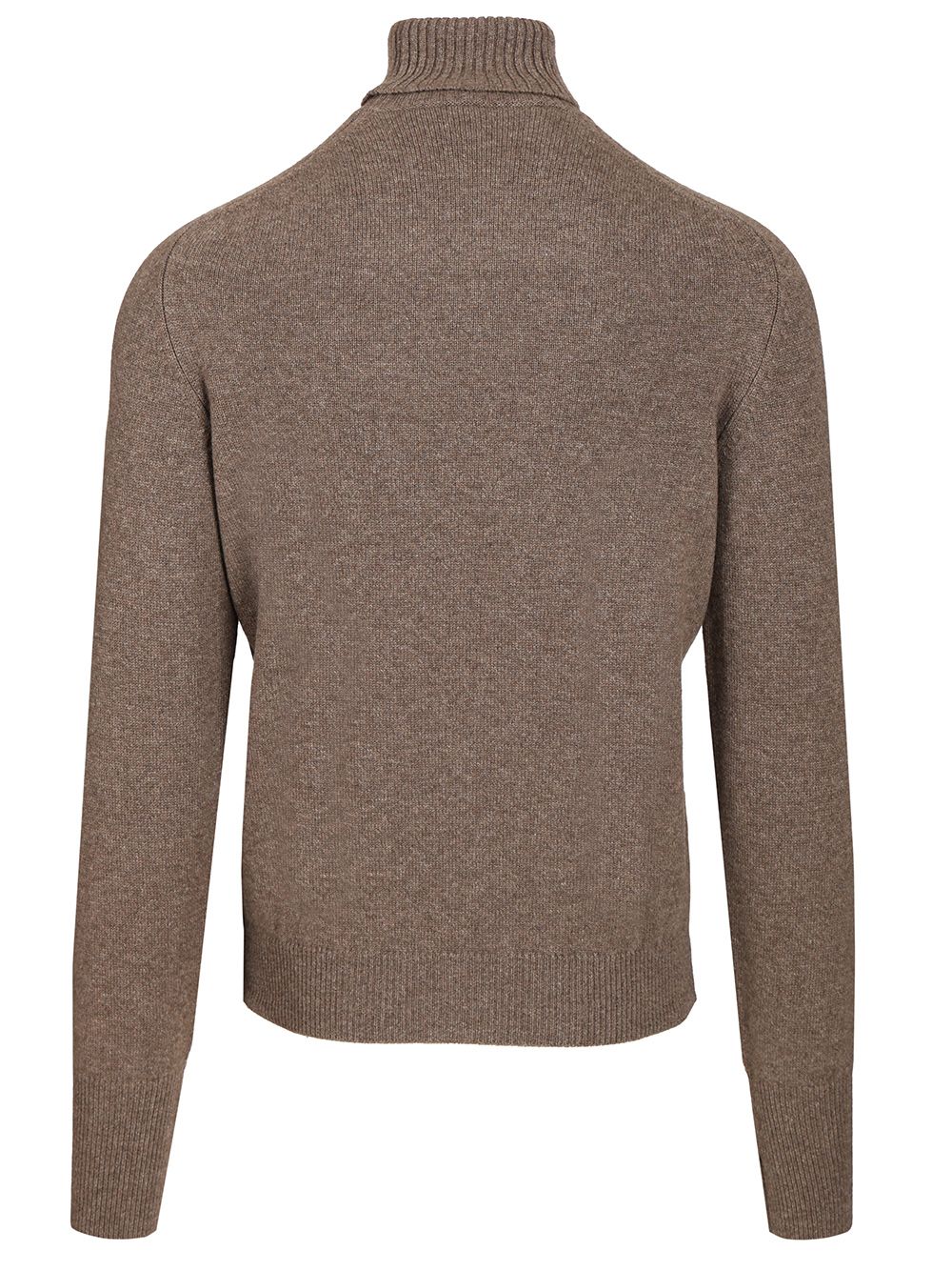 Fedeli High Neck Sweater Knitwear - Brown | 3959a5e6105b8dacdd97252eae53953383950315
