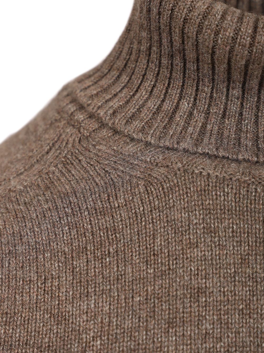 Fedeli High Neck Sweater Knitwear - Brown | c6450d5ac04a705cd9ff0382bf2077b3f1d6b458
