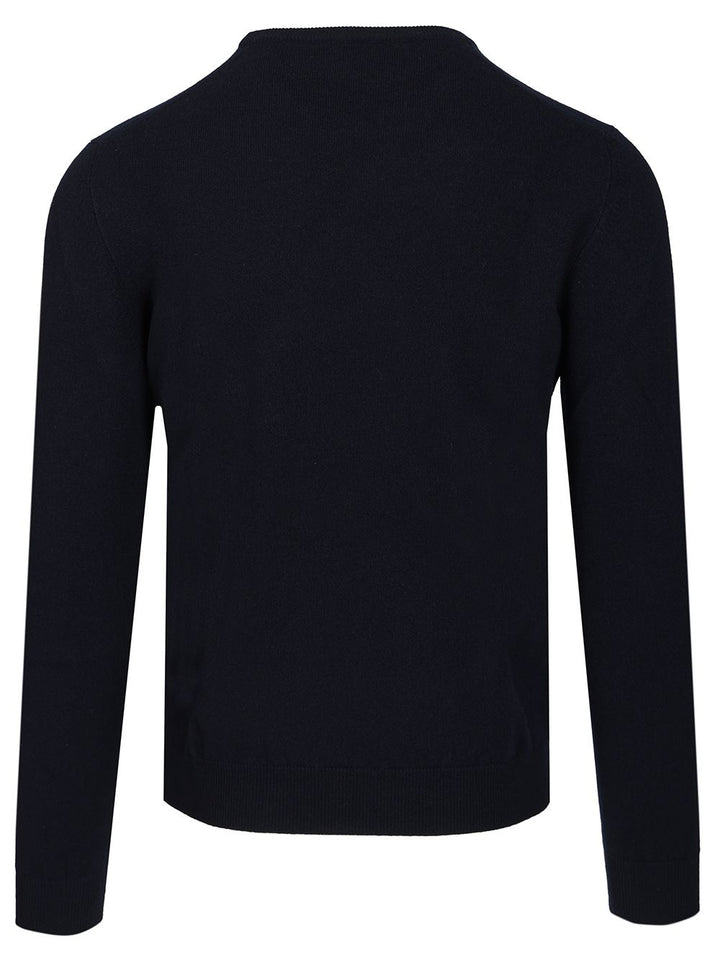 Fedeli Crew Neck Sweater Knitwear - Blue | dc456414ca058665ba3ce5195b4da71167ca10ad