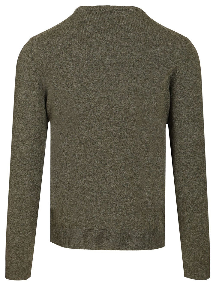 Fedeli Crew Neck Sweater Knitwear - Green | 801b9fb40901d239ee8174fbb8303fa7bf47fec1