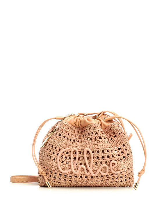 P951 - Summer Banana Shoulder Bags Beige