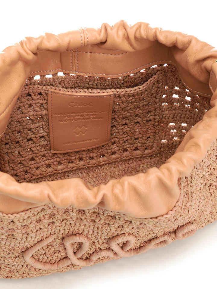 Chloe' P951 - Summer Banana Shoulder Bags - Beige | 649b1823241fd627b12f6350c11dc8748b4e516b