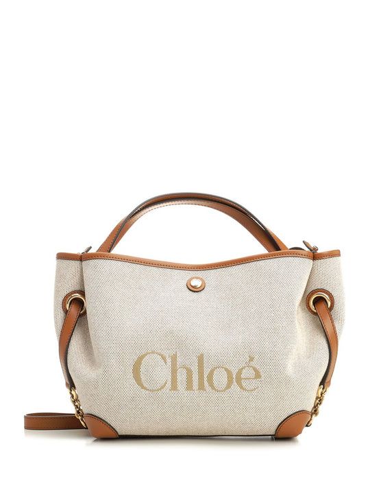 Chloé Clover Handbags White