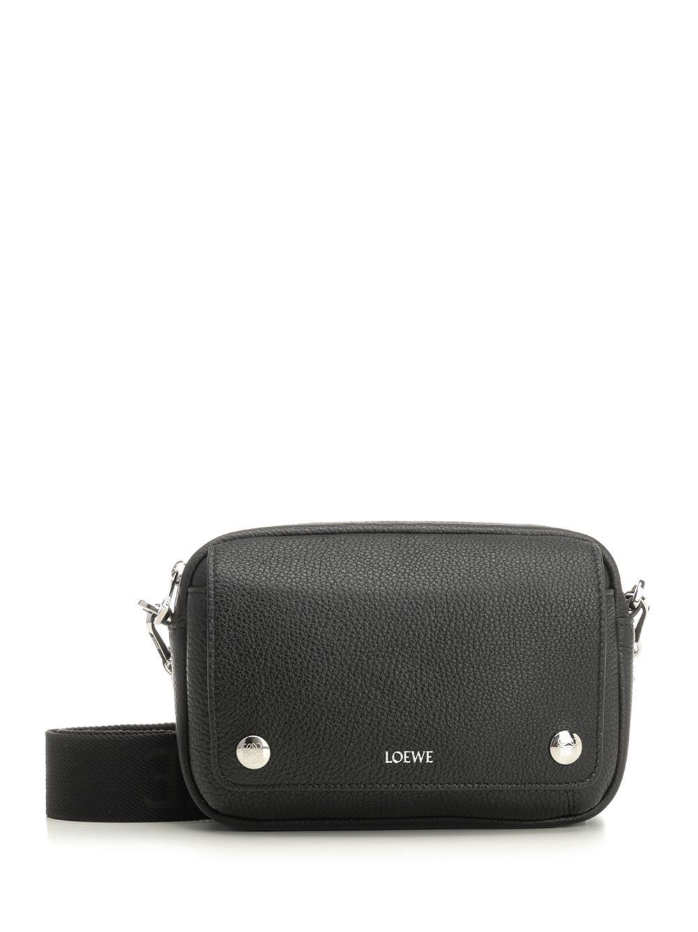 Loewe Messenger Pebble Crossbody Bags - Black | 1f37975561fc85d189b4e10c8f73e8d9fbb6647b