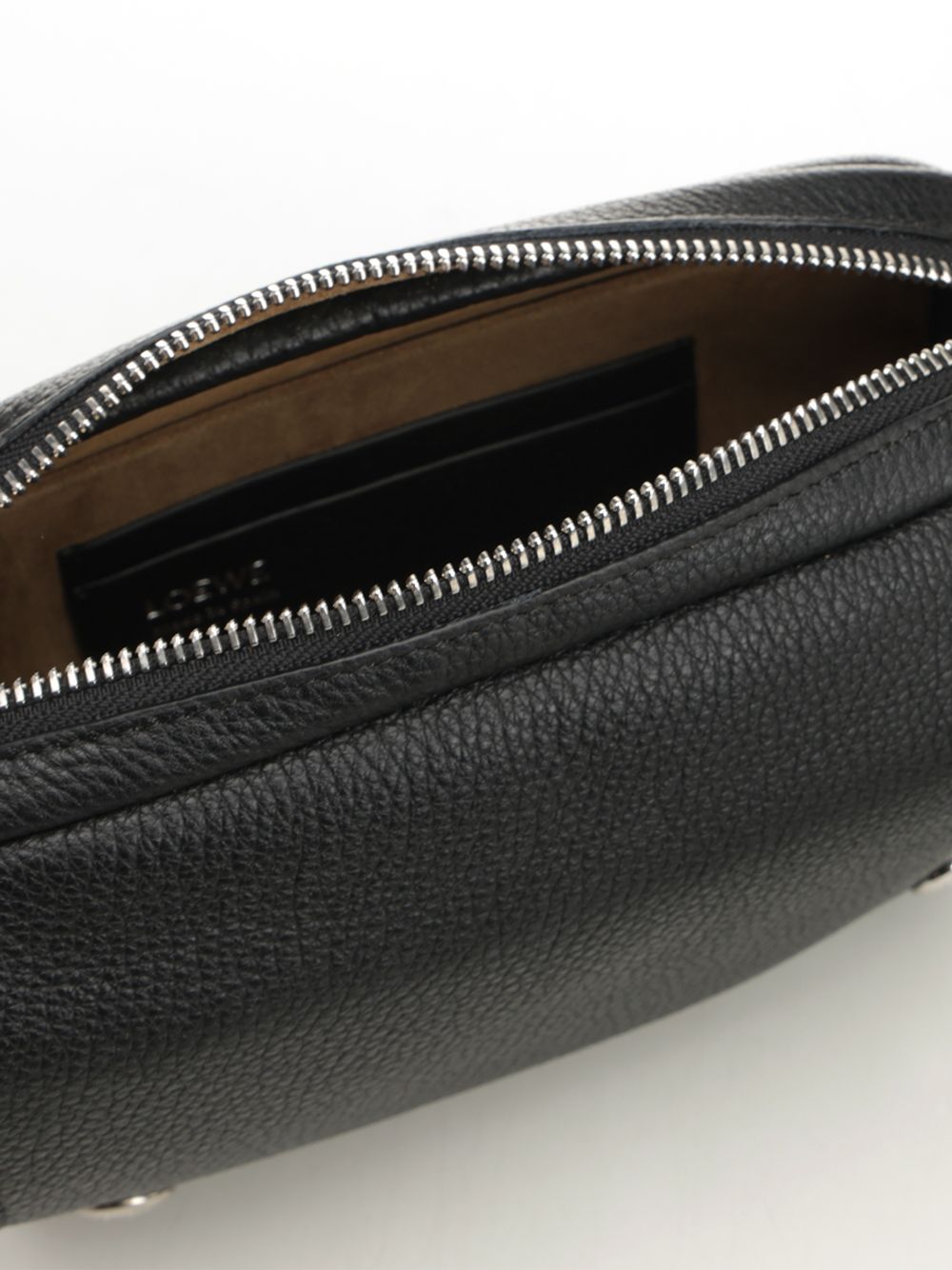 Loewe Messenger Pebble Crossbody Bags - Black | f4b73cbe7ec74d4a689ee4f6c66f2b0f27a9b9ec
