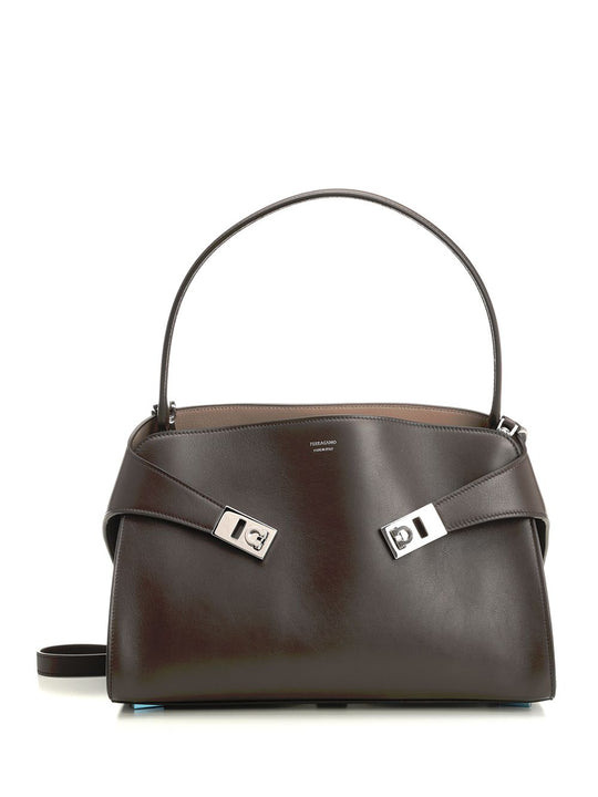 Hug Soft Shoulder Bags Brown