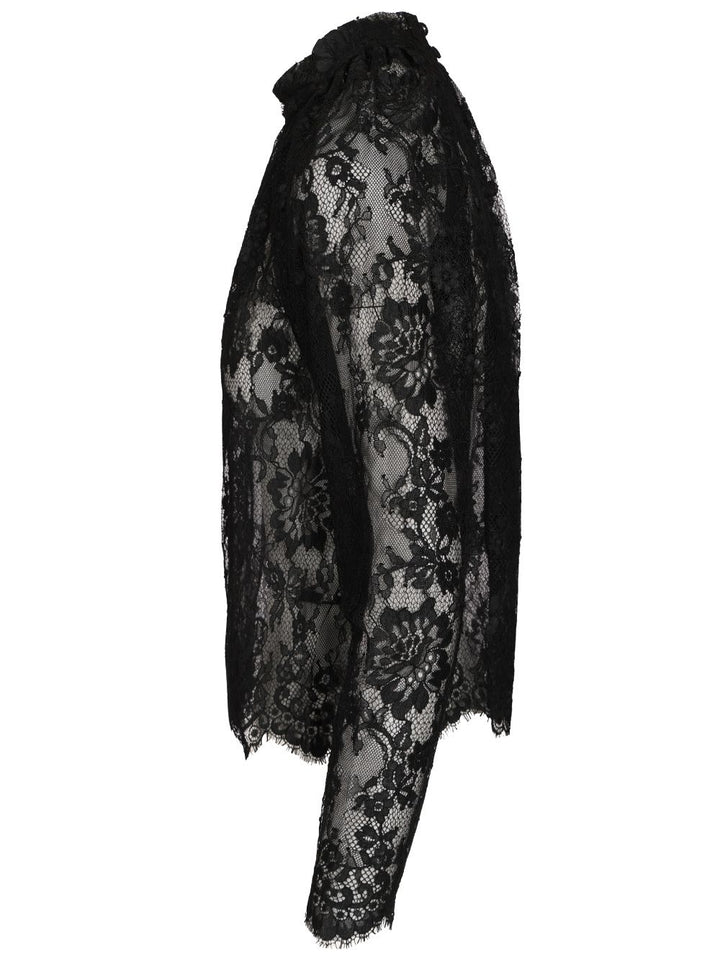 Self-Portrait Lace Blouse Tops - Black | c9d9ab4d5b6d10cbcfff9e774d537093fcd474cb