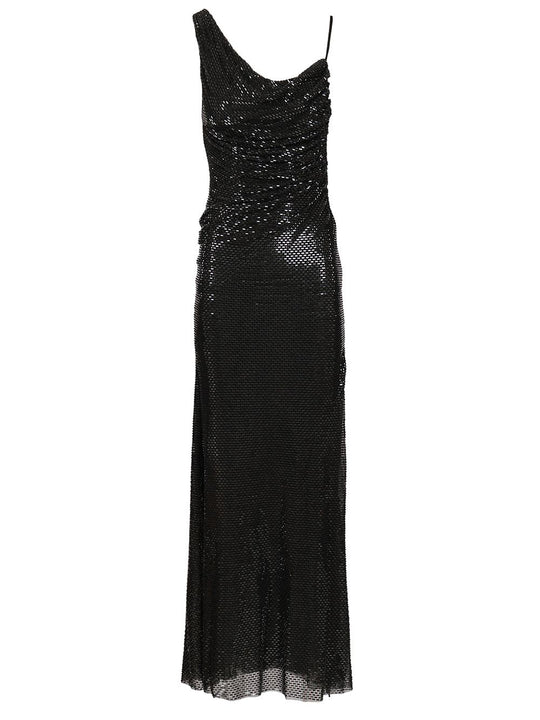 Draped Dress Dresses Black