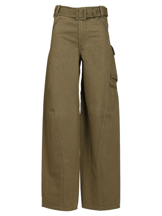 Khaki Cargo Jeans Green