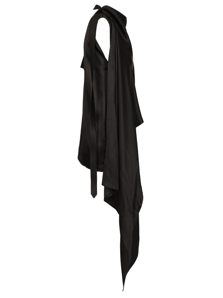 Bottega Veneta Silk Satin Top Tops - Black | 37643a898627a86b66246fd0e779d7b6ca824aac