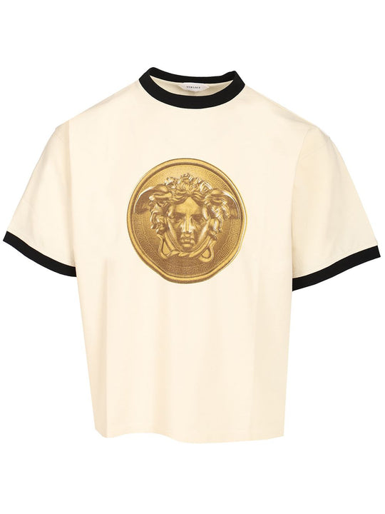 Cotton Jersey With Print T-Shirt White
