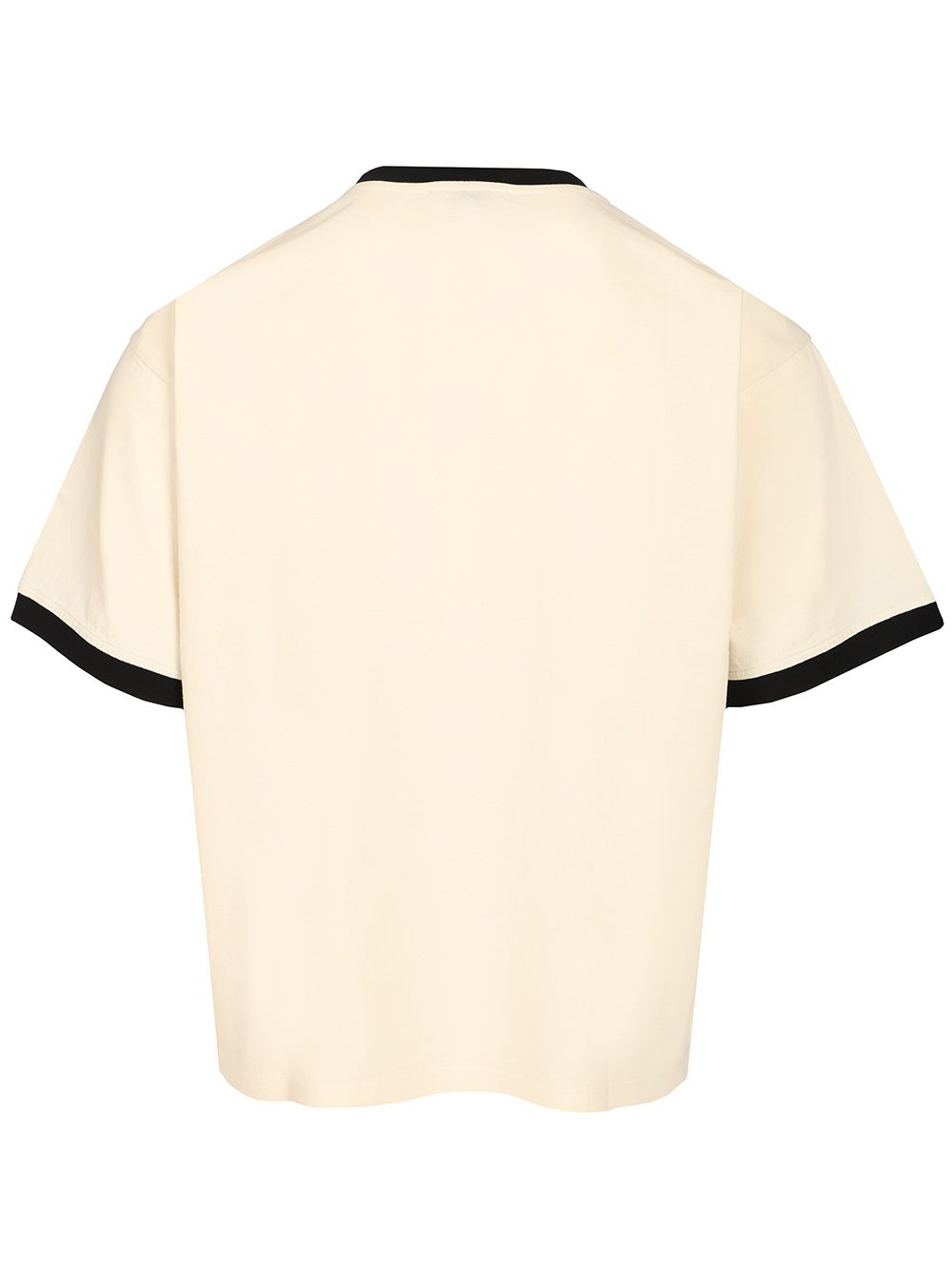 Versace Cotton Jersey  With Print T-Shirt - White | 9adf79d144284872eb829962795578d42c42af94