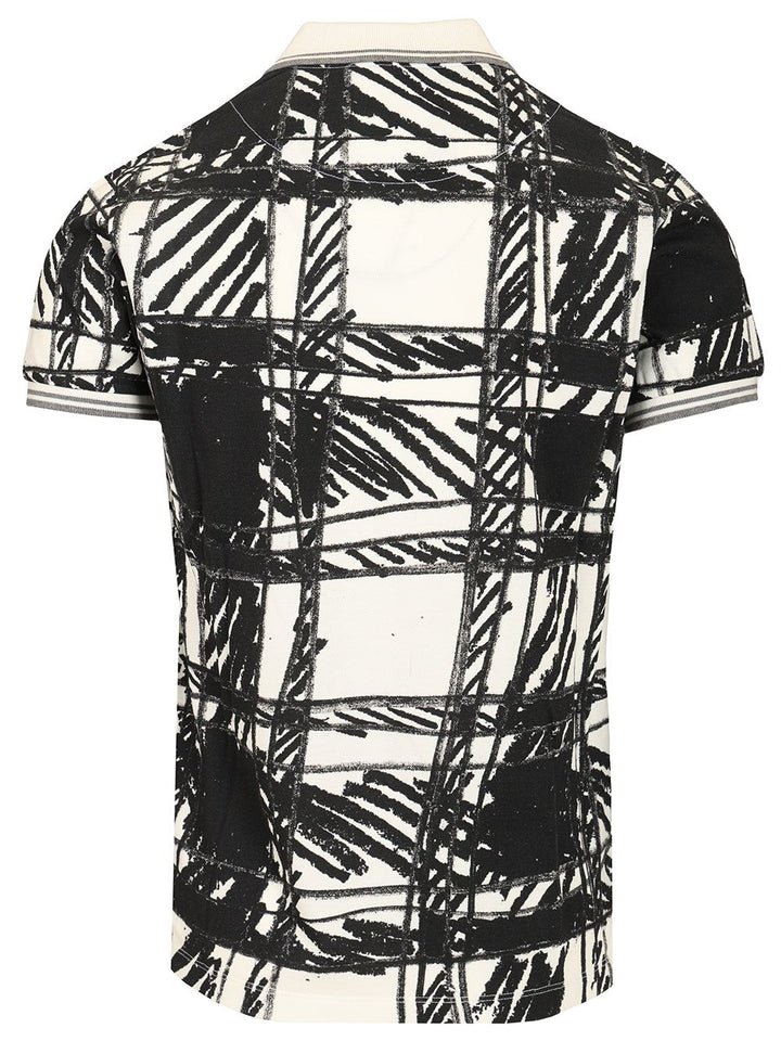 Vivienne Westwood Scribble Polo Polo shirt - Black | f964abd2fd731814a7f39a604b54c076590672b1