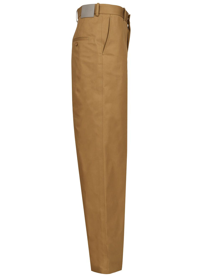 Balenciaga Wide Chino Trousers - Beige | b7142dbfaf644a6a5f57cd0cdb29c3aeeae1ae0f