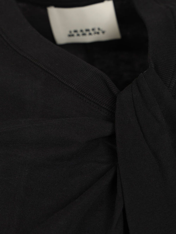 Isabel Marant Nayda  In Cotton Jersey T-Shirt - Black | 6a57f96f87eb8d46d95d05a21b0170ff906871da