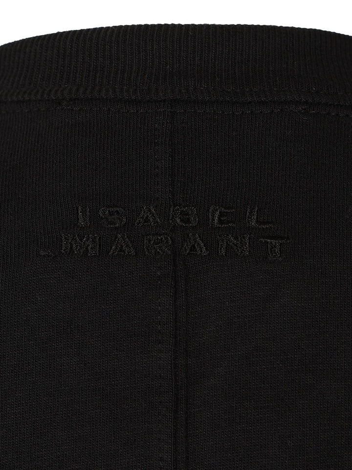 Isabel Marant Nayda  In Cotton Jersey T-Shirt - Black | 440ce3c895da915ce9e106e55ab64834ef5745a4