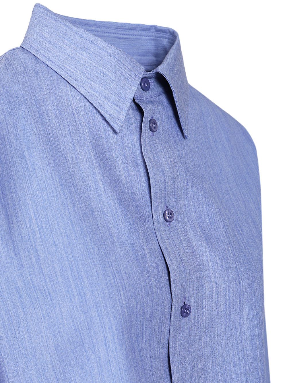Balenciaga Cropped Shirt Shirts - Light blue | 408602a81a66abf164281843602c33c9dec5e1fb