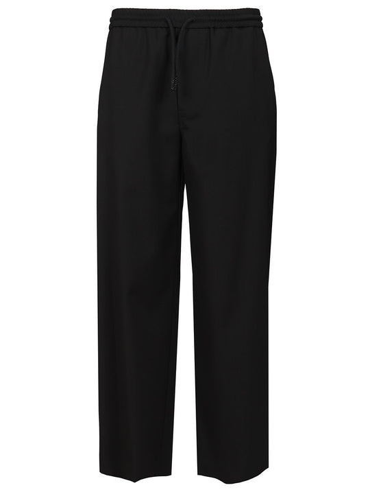 Drawstring Trousers Black
