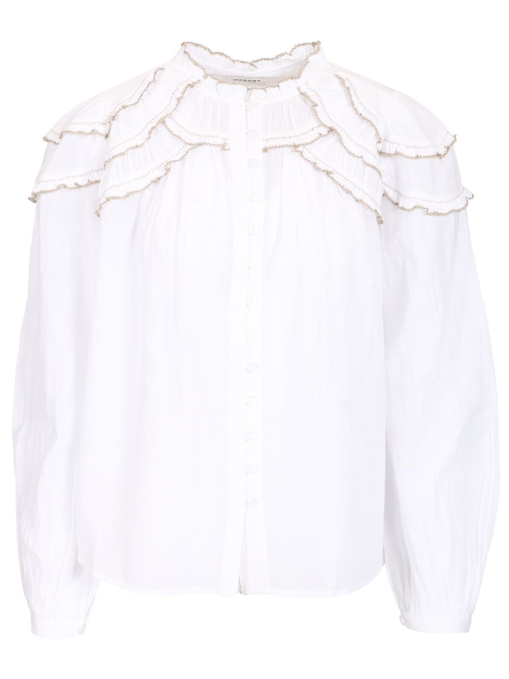 Marant Etoile Christa Shirts - White | 95e23fb5c5b59ce119346c3f9954232e1fe032b1