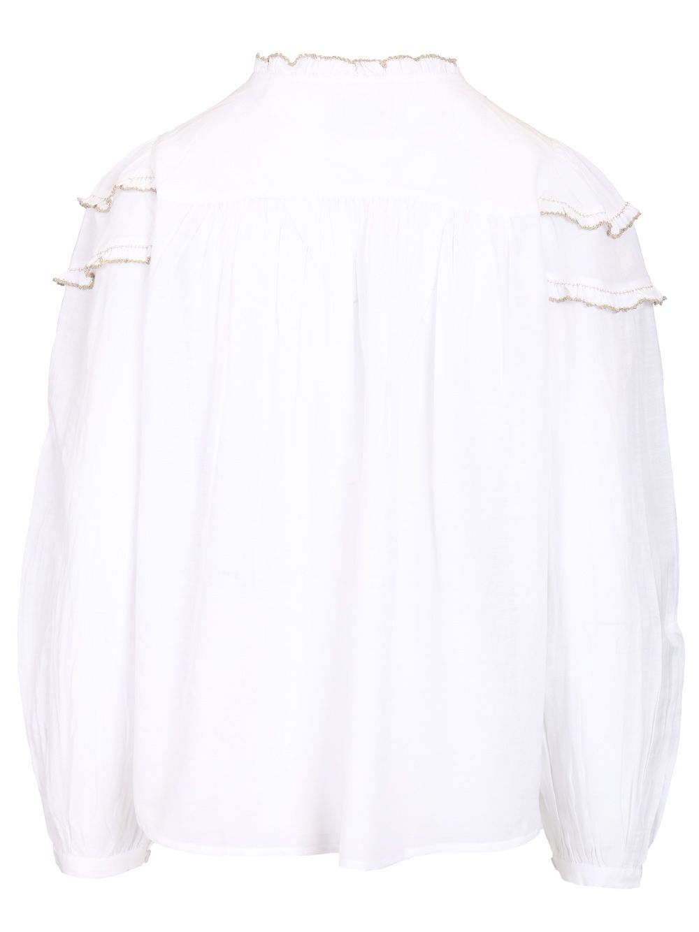 Marant Etoile Christa Bluse - White | e9240c1d8a07ccca4196a532fa2a9a11d24f3bad