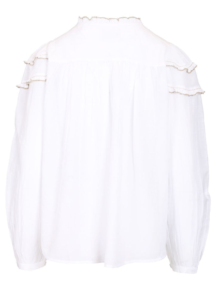 Marant Etoile Christa Shirts - White | e9240c1d8a07ccca4196a532fa2a9a11d24f3bad