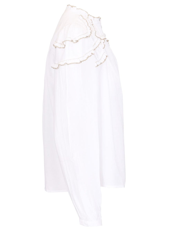 Marant Etoile Christa Shirts - White | c2b26f1c7911a64a1aab6e9ab805ea2e9a275028