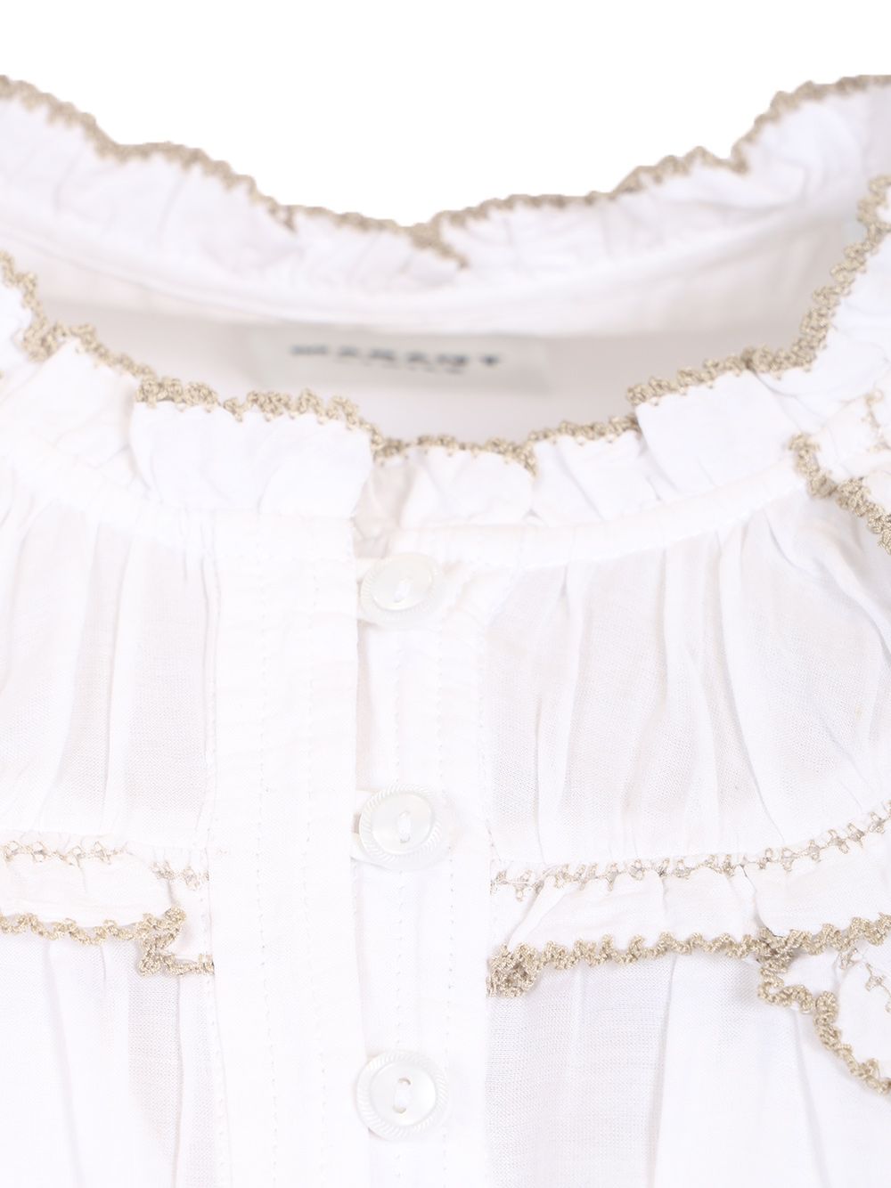 Marant Etoile Christa Shirts - White | 4e4d8a2e6d9c69fe3999efb13e18402a406e8ba9