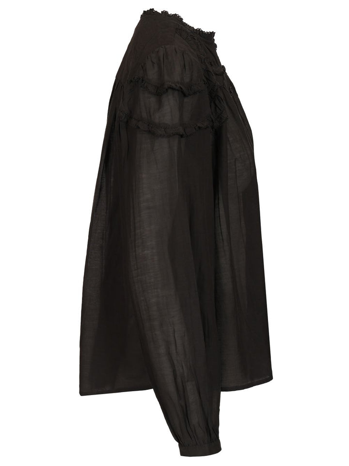Marant Etoile Christa Bluse - Black | d1d0afcd476fc1f3cd0f9b1f68812a8b9ae5b247