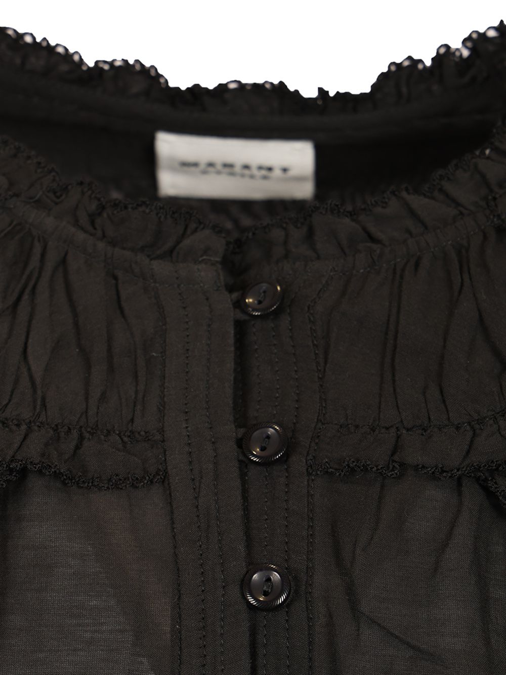 Marant Etoile Christa Bluse - Black | 7119eae4e1eeb0c217eacedc4ab9238fe1924a1e