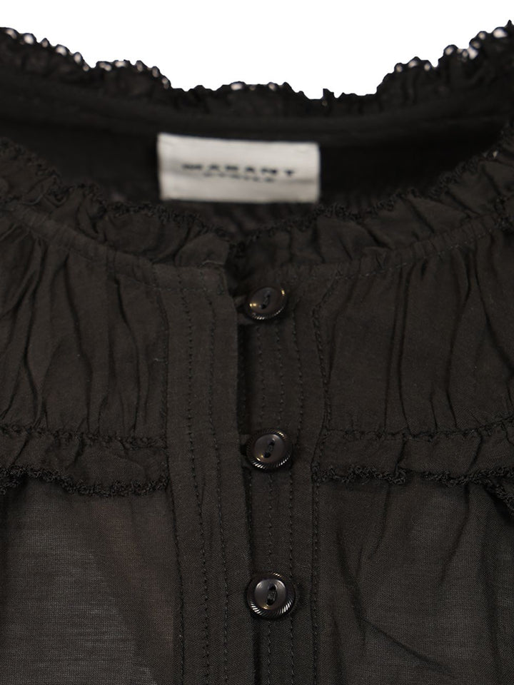 Marant Etoile Christa Bluse - Black | 7119eae4e1eeb0c217eacedc4ab9238fe1924a1e