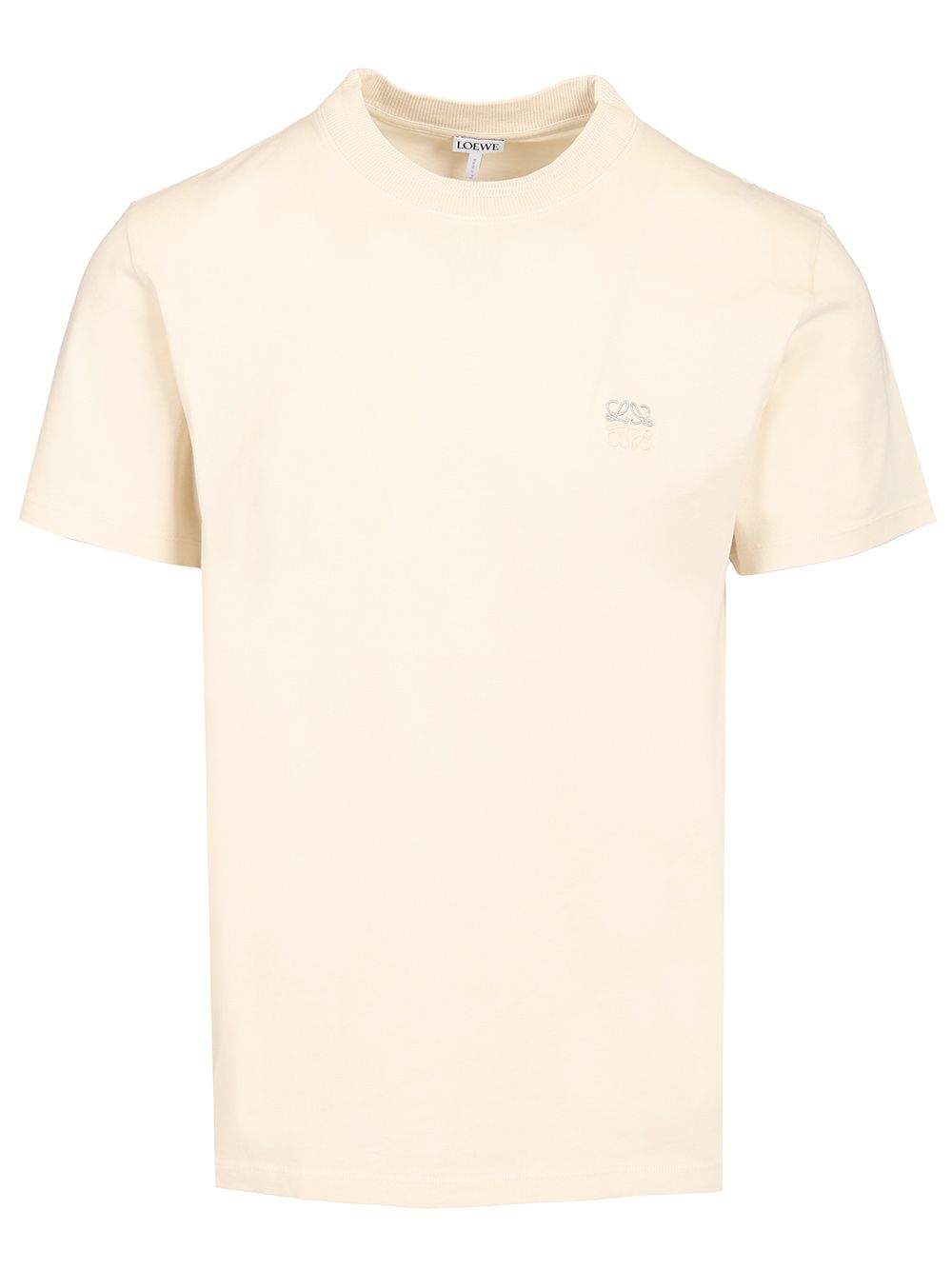Loewe Cotton T-Shirt - Beige | f6a182887233d30db66f7d1132317a1cc9c8c30a