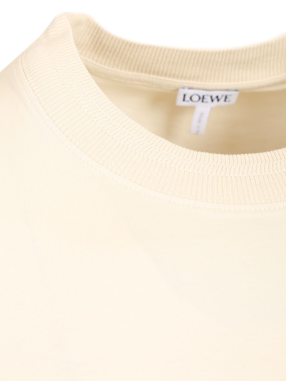 Loewe Cotton T-Shirt - Beige | ee442eb026c86aa7a9d55c4d13db049883636abe
