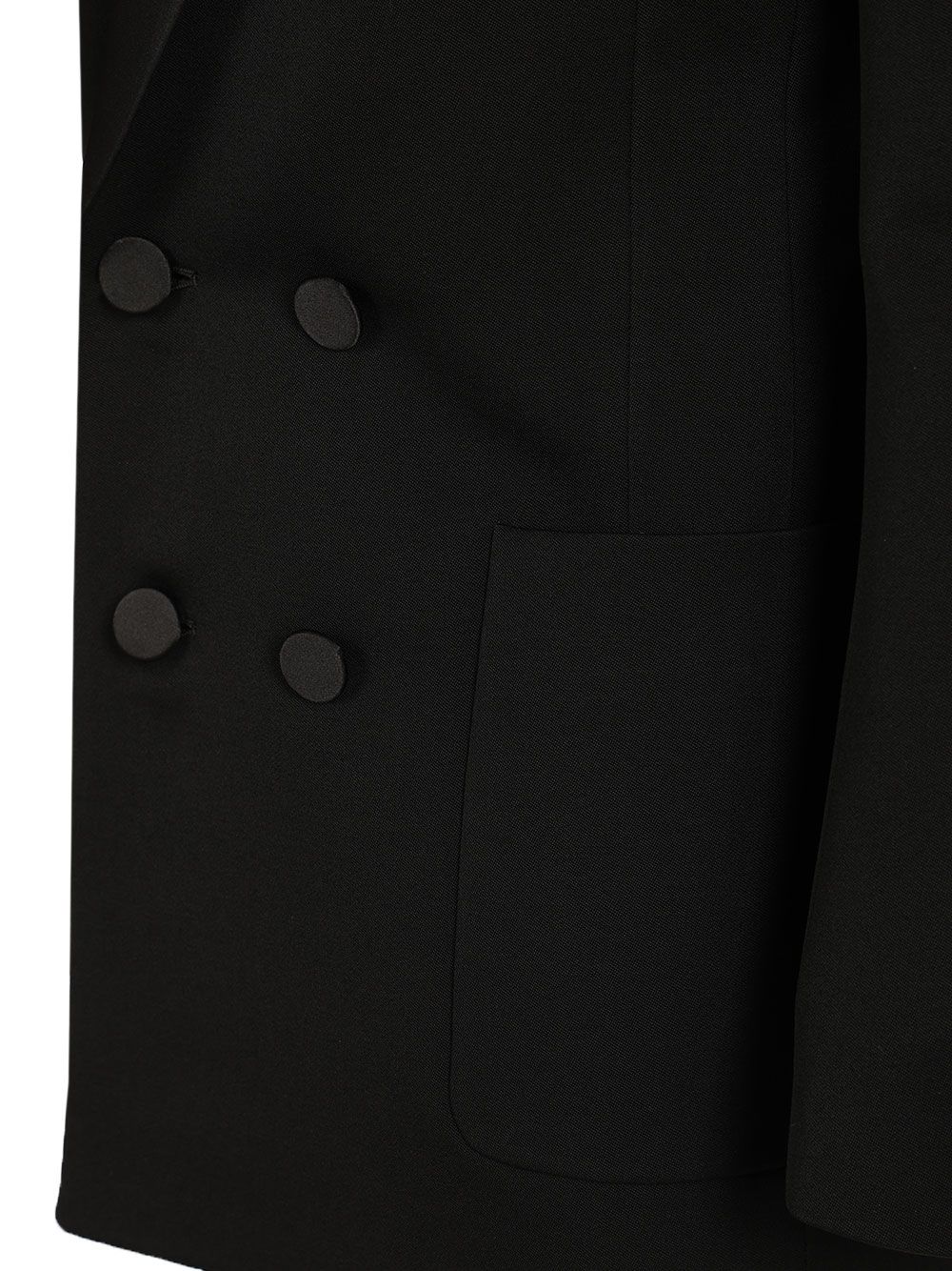 Saint Laurent Double-Breasted Jacket Jackets - Black | 564ff685232c571fb84f4ea755693e752c33484e