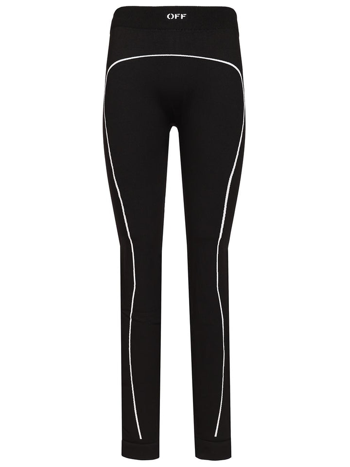 Off-White Off Stamp Seamless Leggings Trousers - Black | 172d0fd62414f0bccc512728c4c169153083992c