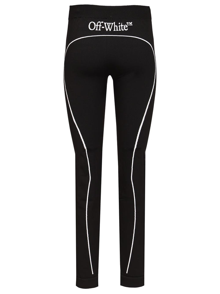Off-White Off-White Off Stamp Leggings Trousers - Black | 73baa659c0777ac73a94d1730349740ac830ec7d