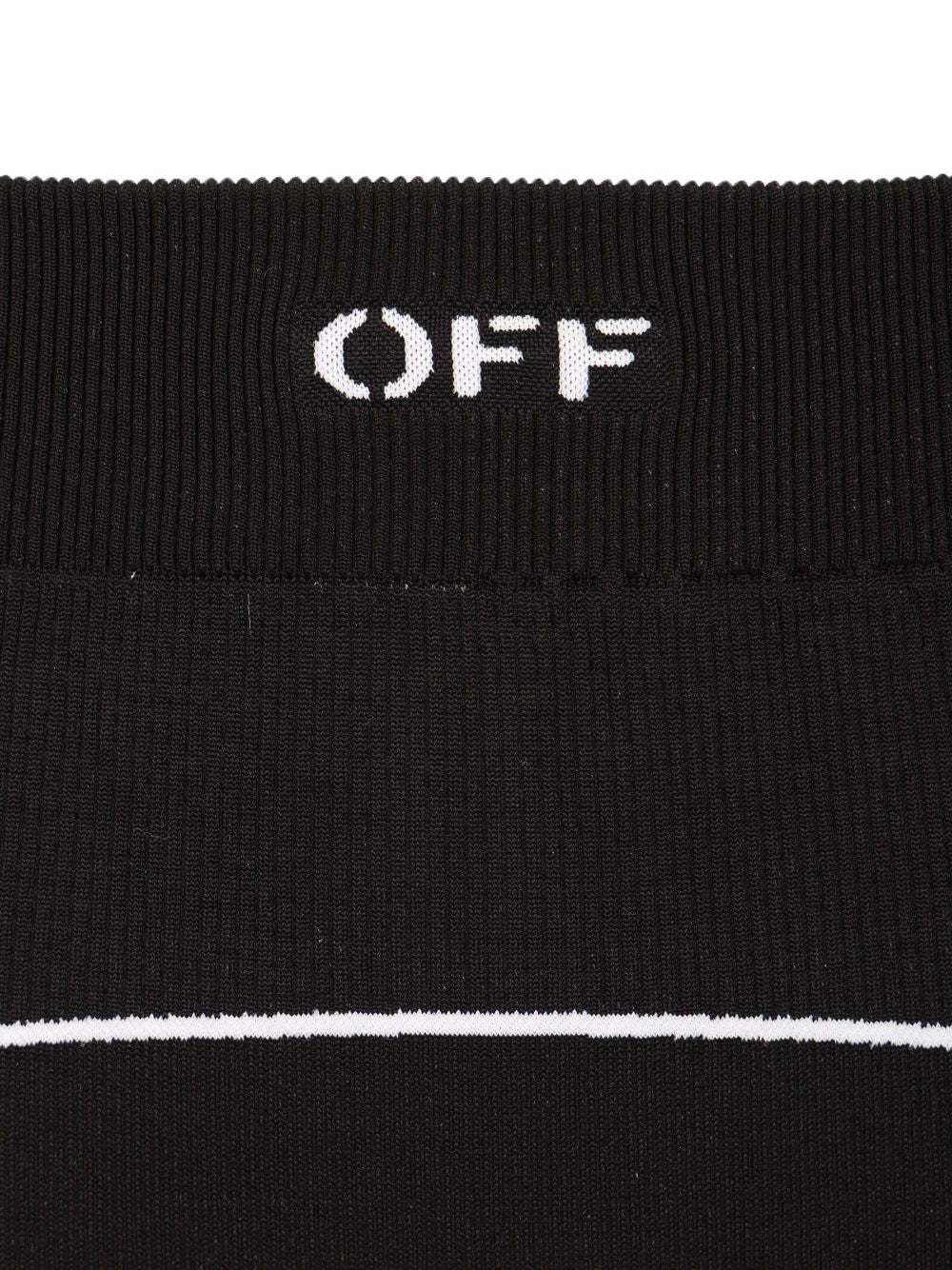 Off-White Off Stamp Seamless Leggings Trousers - Black | 37758dcfb709e2a4ea2beaea4a1bd698b758dee2