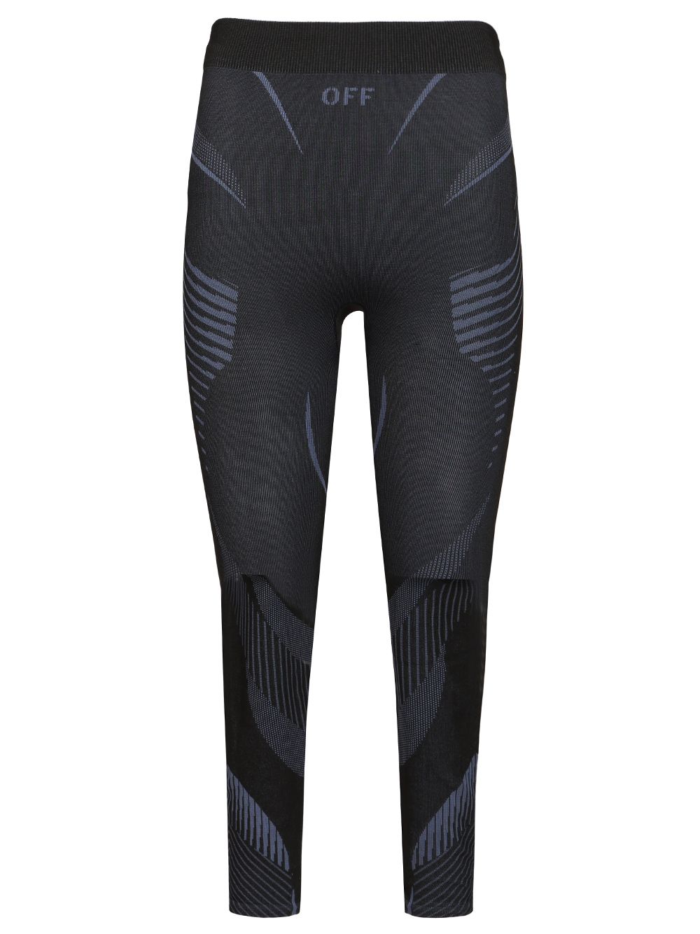 Off-White Racing Seamless Leggings Trousers - Black | fe90409eeb08a35064a8dc8dfda02e4e0df34501