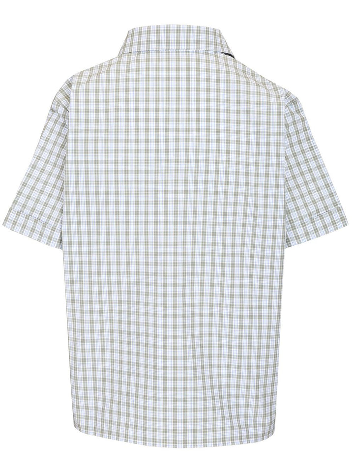 Miu Miu Checked Poplin Shirt Shirts - Multicolor | 67dfa316cf25b9e3b15de94514297d5a76f2c1c8