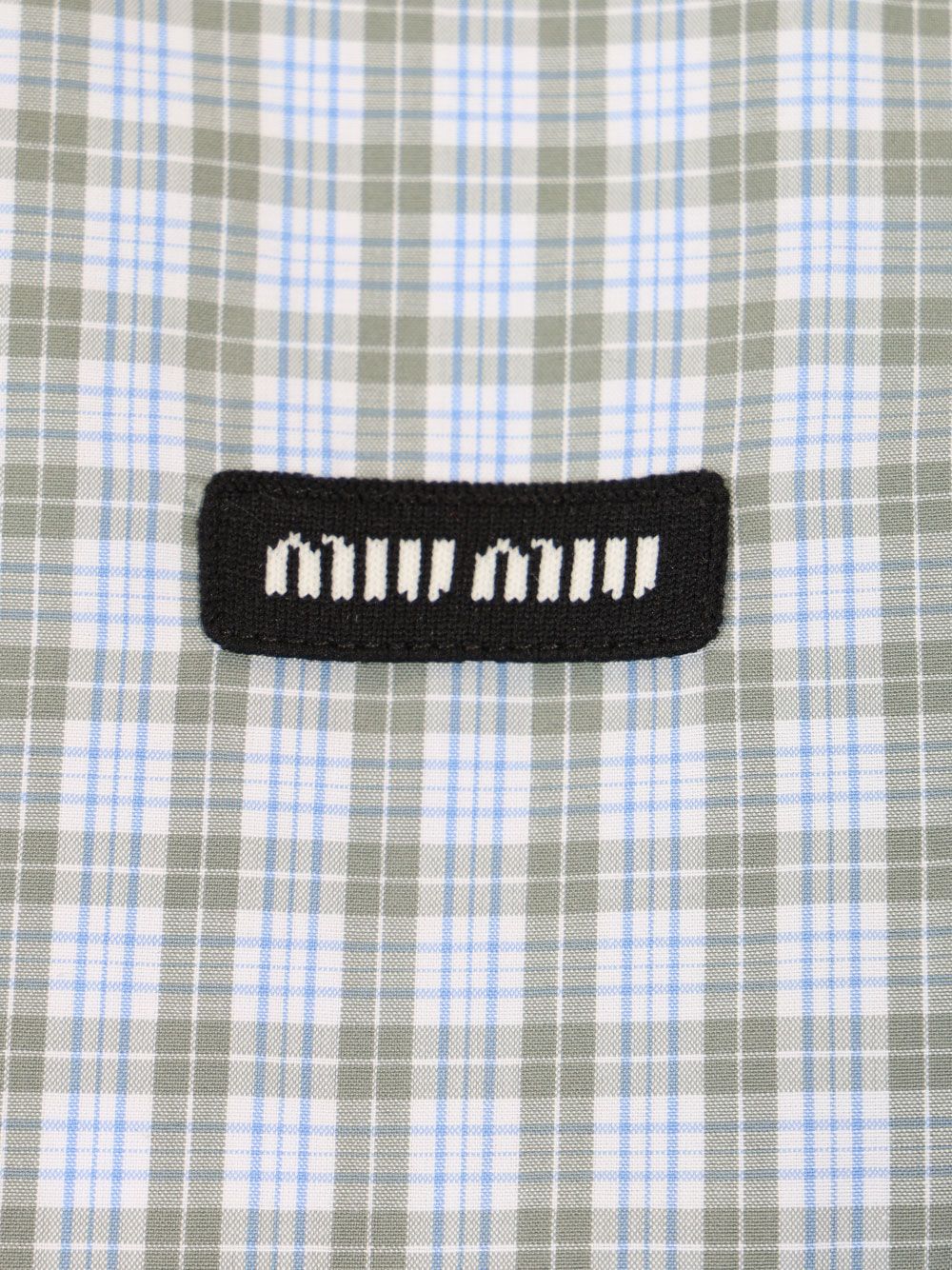 Miu Miu Checked Poplin Shirt Shirts - Multicolor | 4e50cf79a6364808b9f98c00e8318766d049b3ae