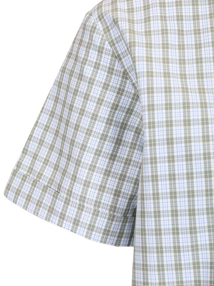 Miu Miu Checked Poplin Shirt Shirts - Multicolor | adc914aec54e152eabe5a7aa77c929018f2f188d