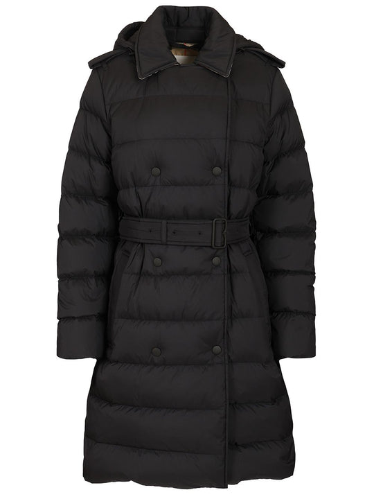 Medium Down Jacket With Hood Jackets Black