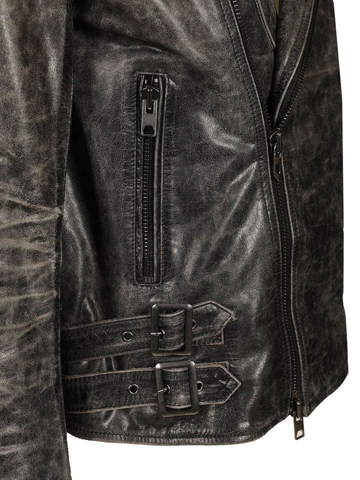 Diesel Biker Jacket Jackets - Grey | f51b3c7830899a1f8890e220981a76abff4eb928
