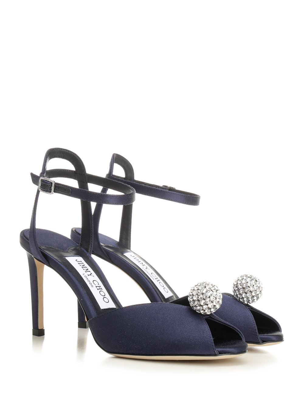 Jimmy Choo Sacora 85 Sandal Sandals - Blue | eb44658f30ec9120e5b71ce49245e391519fabfe
